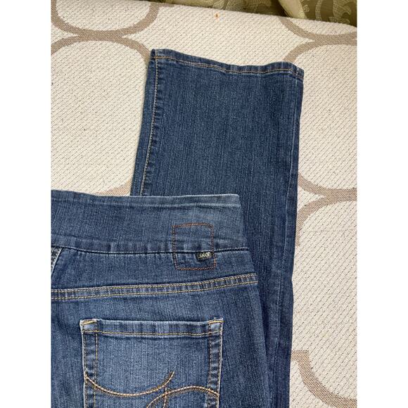 JAG Jeans bootleg pull on blue Jeans, size 12L - Picture 7 of 13